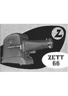 Zett Zett 66 manual. Camera Instructions.